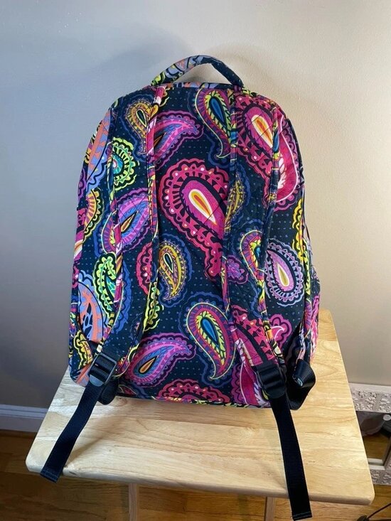 Vera Bradley Lighten Up Essential Large Backpack Twilight Paisley main image 8